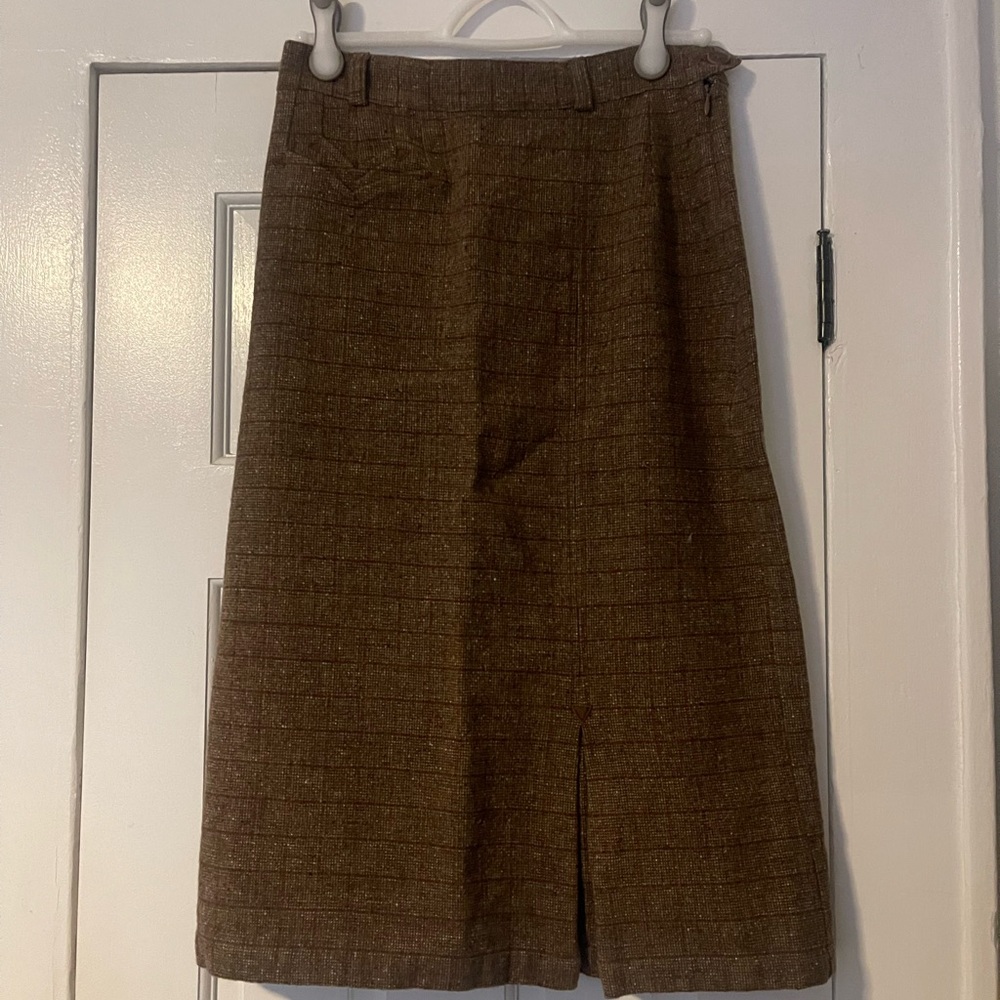 Ralph Lauren Double RL Tan Pencil Skirt